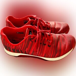 NO BULL Unisex Trainers Superfabric Men’s 10.5 Women’s 12 Sneakers Red & Black